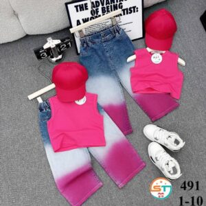 Baby Girl’s 3-piece set with Cap