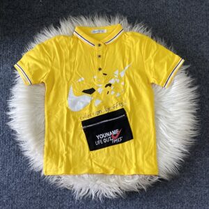 Yellow polo shirt