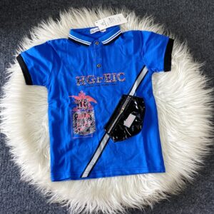 Royal blue polo Top