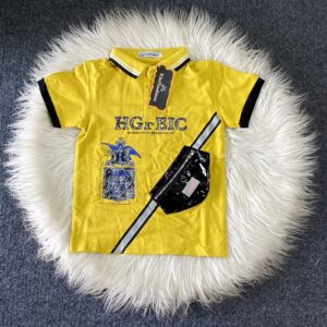 Yellow polo shirt