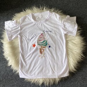 White ice cream Roundneck