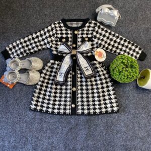 Chanel Black and White Gown