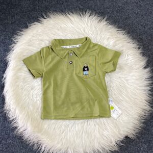 Green Polo Plain Top