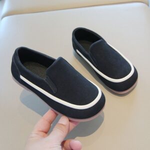Black and white shoes for boys