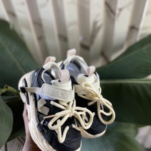 White and black sandal sneakers