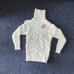 All cream turtleneck