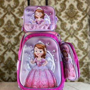Girls Cartoon character trolley bag