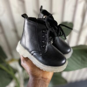 Black timberland sneakers