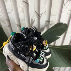Good vibes black sneakers