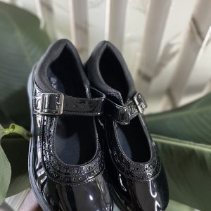Girls Hi-way school shoe