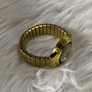 Gold wristwatch