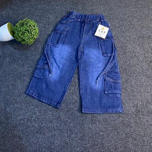 Unisex cargo Jean trouser